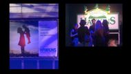 Collage and photos of Stranger Things: The Experience by Beatrix Kondo of Soap Central